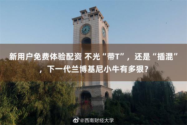 新用户免费体验配资 不光“带T”，还是“插混”，下一代兰博基尼小牛有多狠？