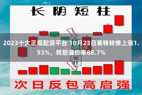 2023十大正规配资平台 10月23日赛特转债上涨1.93%，转股溢价率88.7%