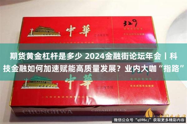 期货黄金杠杆是多少 2024金融街论坛年会丨科技金融如何加速赋能高质量发展？业内大咖“指路”